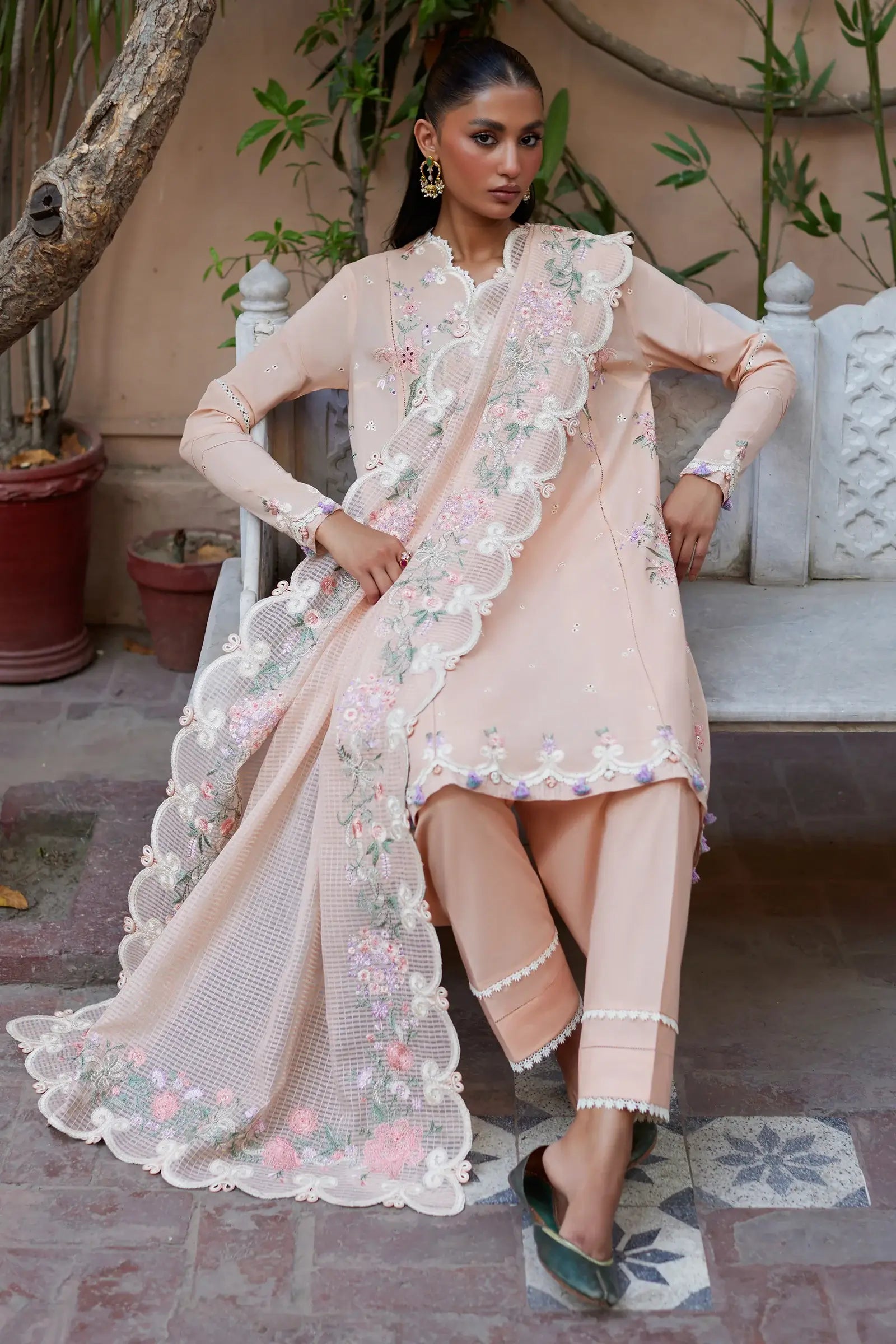 ZAHA FESTIVE UNSTITCHED’24 | SHAMS