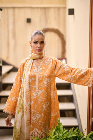 DHANAK PREMIUM LAWN’24 | ORANGE