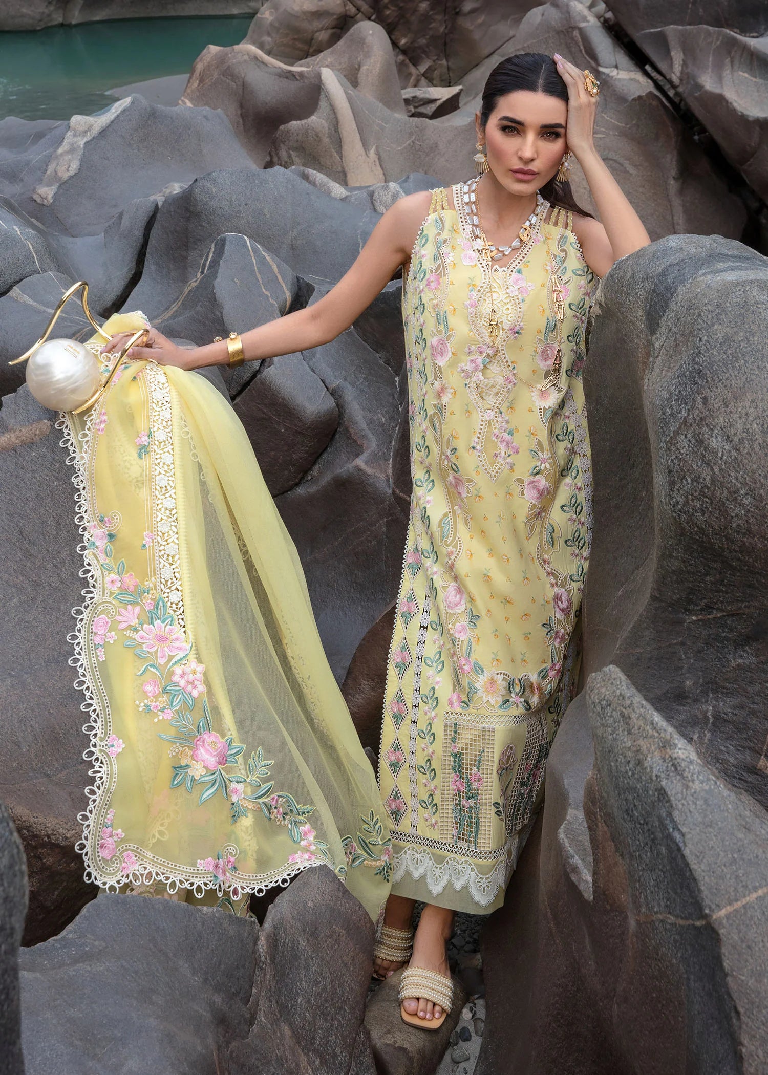 CRIMSON LAWN’24 | BELIEVE IN HER - TOPAZ YELLOW