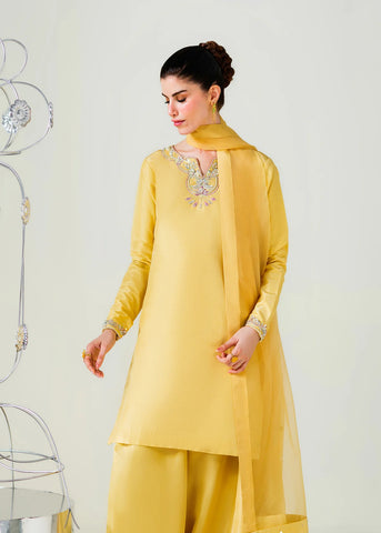 WANIYA BY MEHRAZAM ‘SOLENE LUXURY PRET’26 | VANILLA