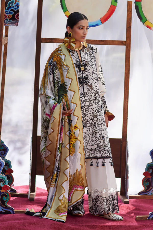 ELAN UNSTITCHED LAWN’26 | ZEVARE  07B