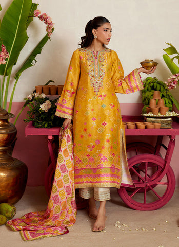 FARAH TALIB AZIZ ‘MAYNA FESTIVE PRET’26 | REBENA SHIRT AND DUPATTA