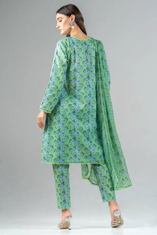 WEAR EGO UNSTITCHED LAWN’24 | SERENE 3PC