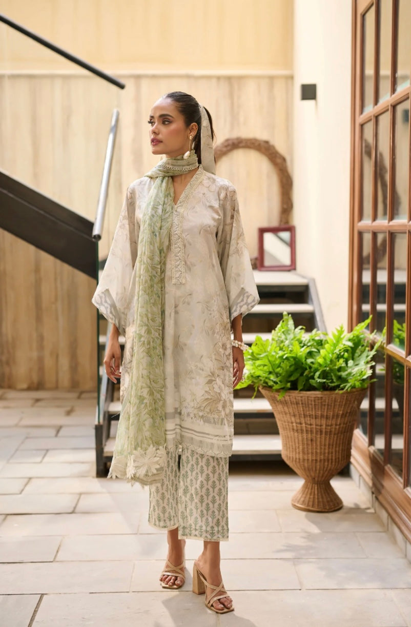 DHANAK PREMIUM LAWN’24 | GREEN SUIT