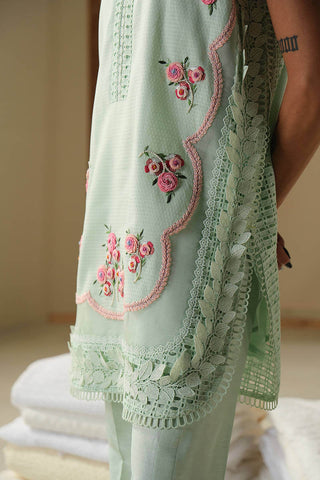 FARIDA HASAN ‘DHOOP LUXE PRET’26 | AQUA ROSE SET