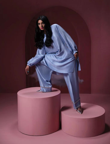 MUSE LUXE | BLUE BELL TUNIC SET