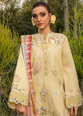 SAIRA SHAKIRA BLOOM UNSTITCHED LAWN’26 | MAELLE 1A