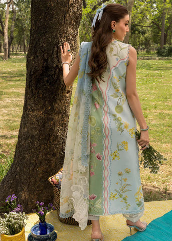 SAIRA SHAKIRA BLOOM UNSTITCHED LAWN’26 | LANA 1A