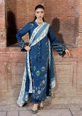 SAIRA SHAKIRA BLOOM UNSTITCHED LAWN’26 | LILY 1A