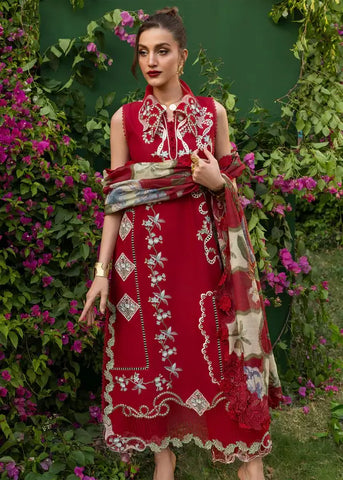 SAIRA SHAKIRA BLOOM UNSTITCHED LAWN’26 | ELISE 1B