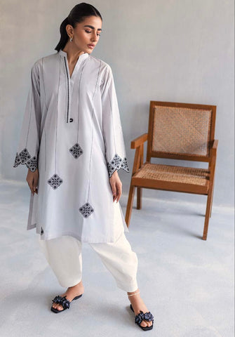 IMAGE CASUAL PRET | LIGHT GREY KURTA