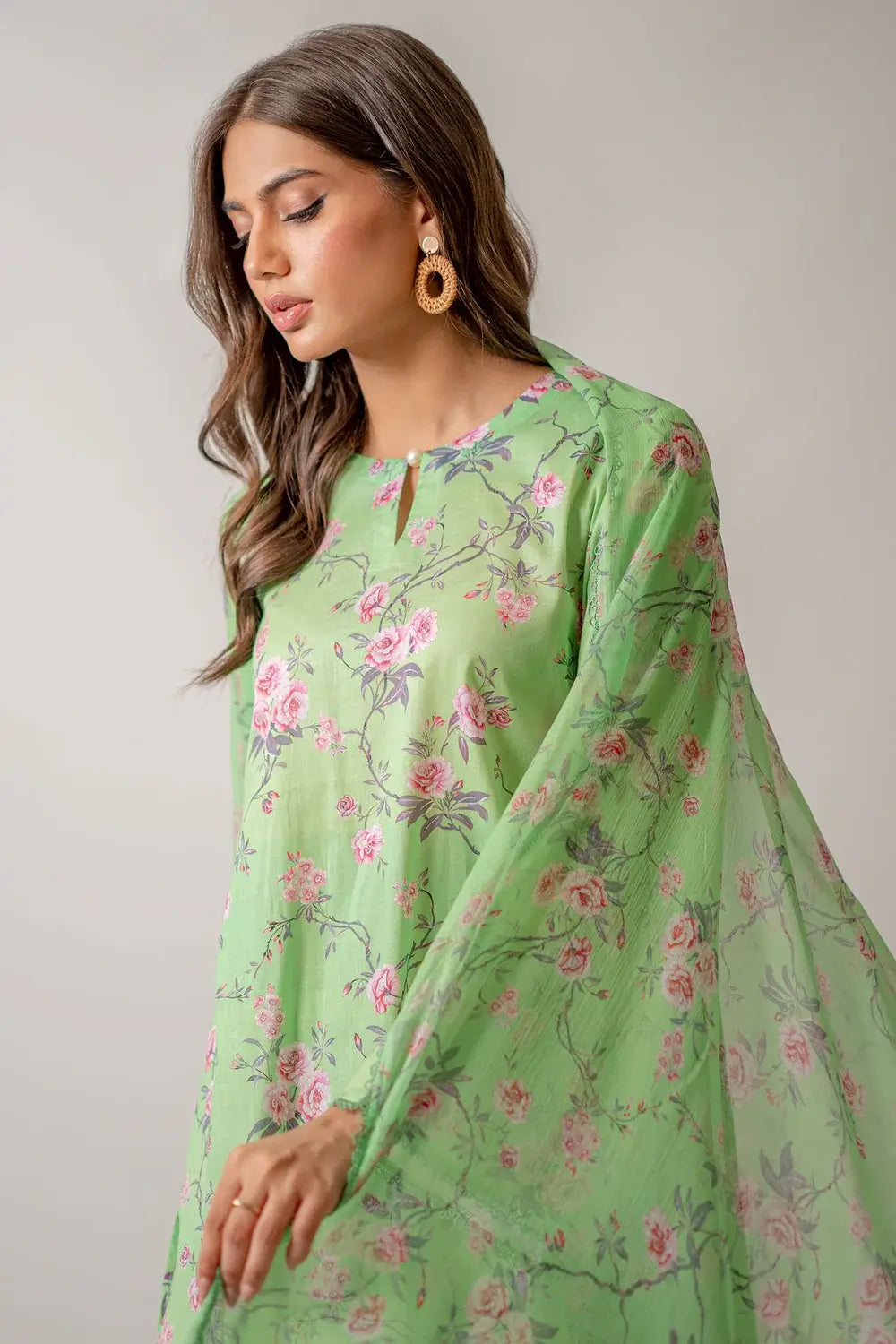 WEAR EGO UNSTITCHED LAWN’24 | DUCHESS 3PC