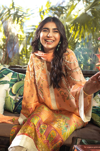 ANSAB JAHANGIR LUXE SILK PRET | BREEZE
