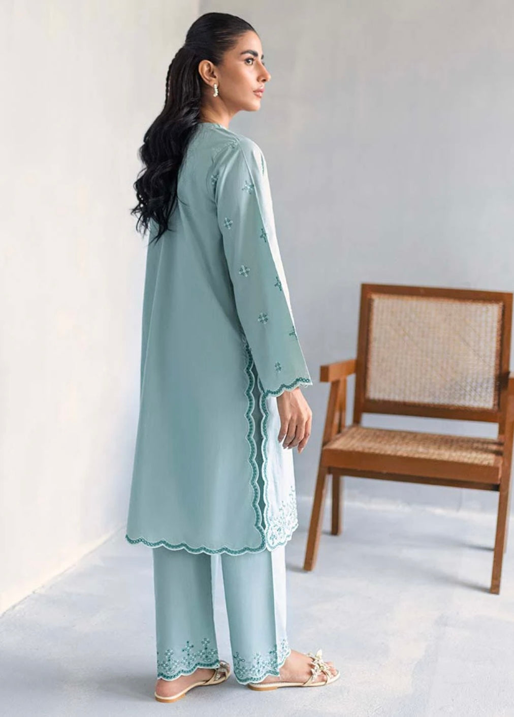 IMAGE CASUAL PRET | TEAL CORD SET