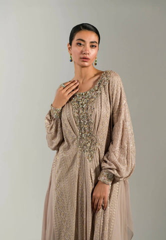 AMMARA KHAN LILY’24 | NUDE ROSE KAFTAN