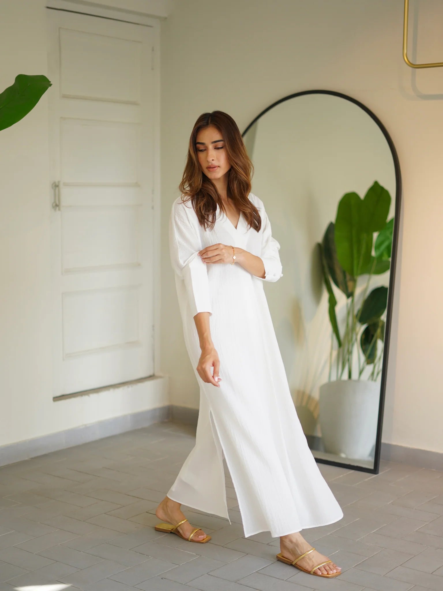SAK | WHITE OG KAFTAN SET