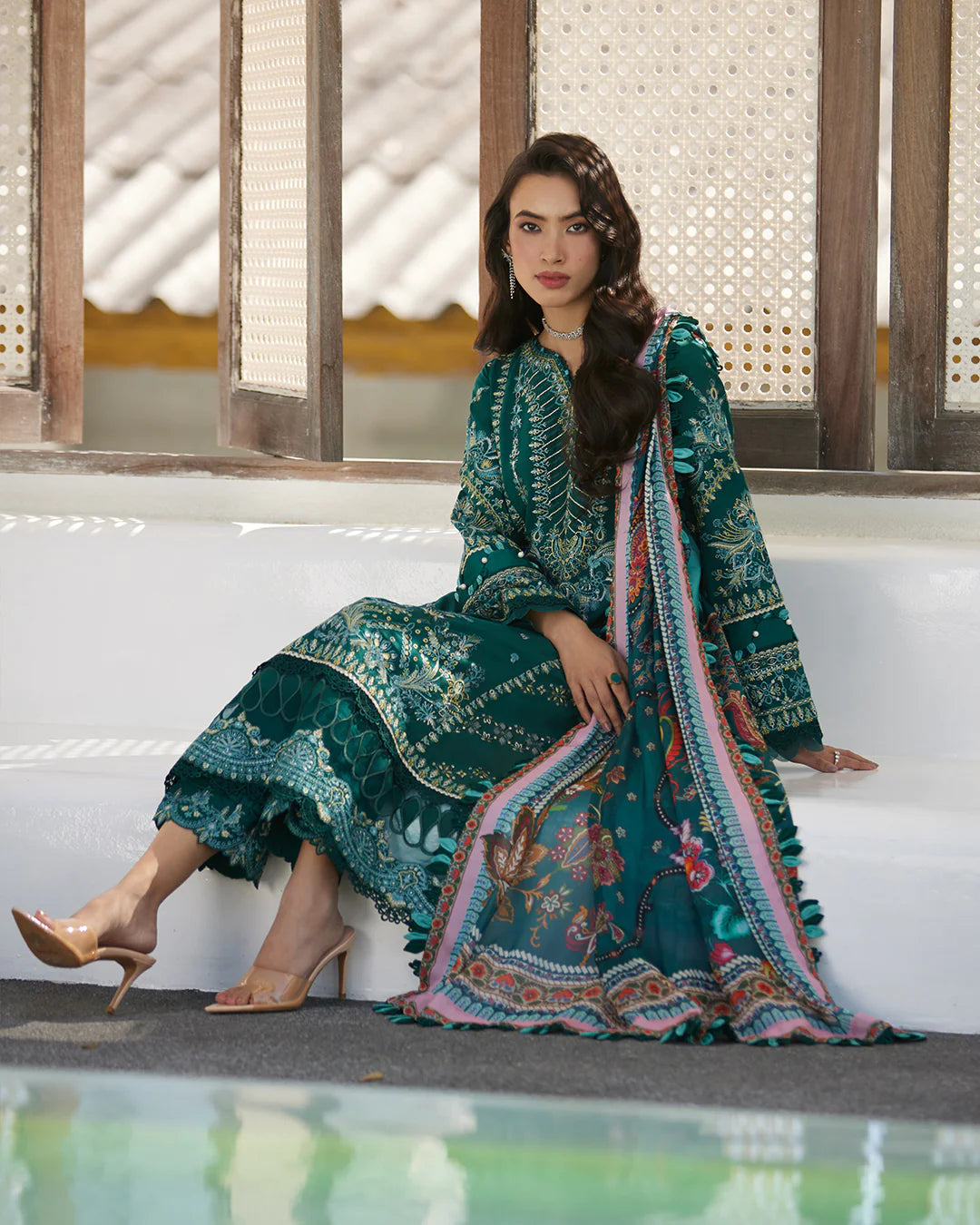 FAIZA SAQLAIN - LILIANA LUXURY LAWN’24 | MILENA
