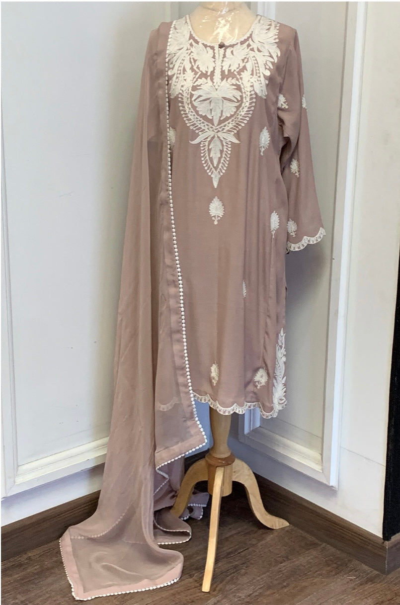 AMBER GOHAR CASUAL PRET | RUSTY DOVE