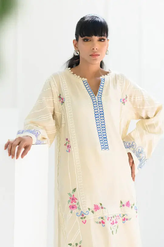 NADIA FAROOQUI CASUAL PRET’24 | IVORY AFFAIRS