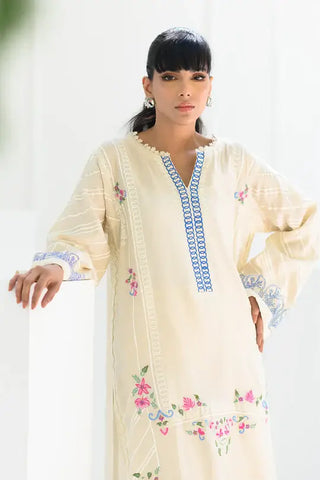 NADIA FAROOQUI CASUAL PRET’24 | IVORY AFFAIRS
