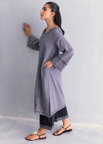 IMAGE CASUAL PRET | DARK GREY EMBROIDERED SET
