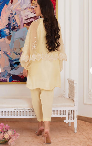 FARAH TALIB AZIZ LUXE PRET’24 | ESMERALDA PASTEL YELLOW