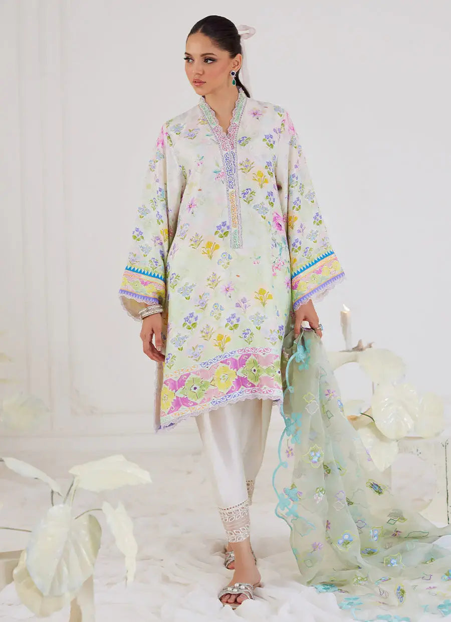 FARAH TALIB AZIZ LUXE SILK PRET’24 | BELEN SHIRT AND DUPATTA