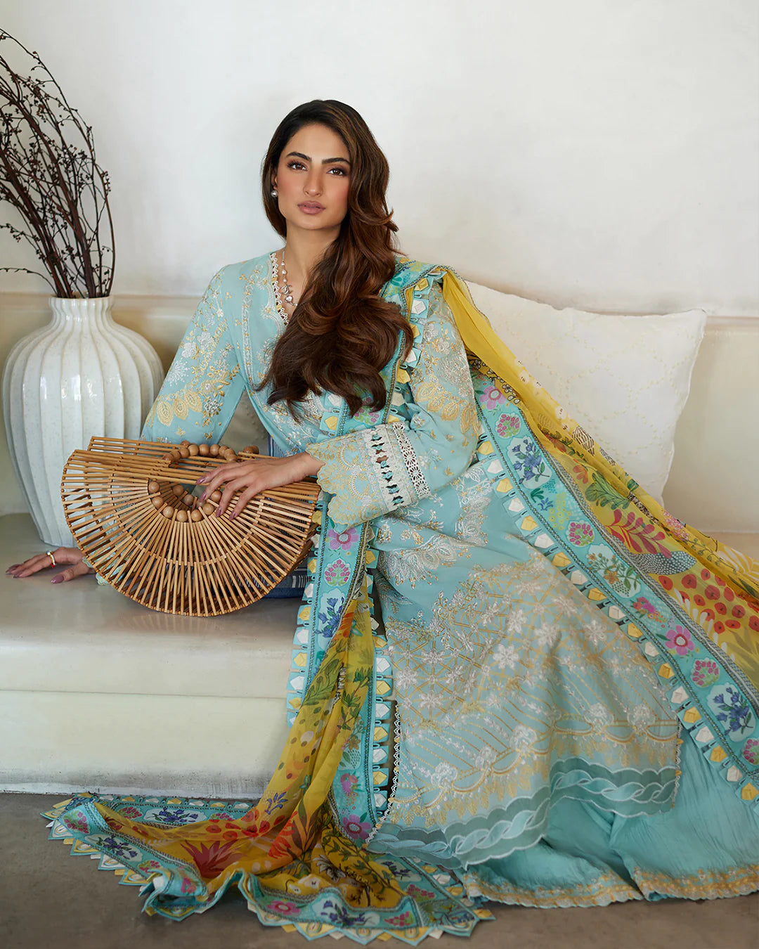 FAIZA SAQLAIN - LILIANA LUXURY LAWN’24 | GALINA