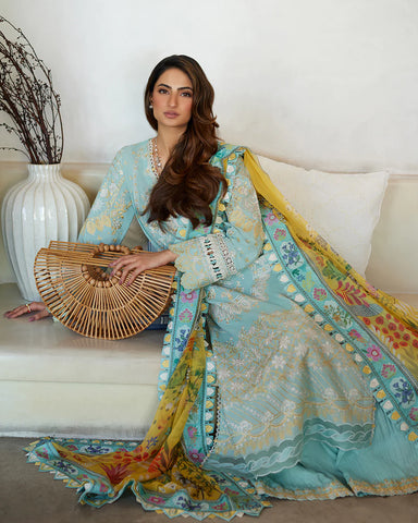 FAIZA SAQLAIN - LILIANA LUXURY LAWN’24 | GALINA