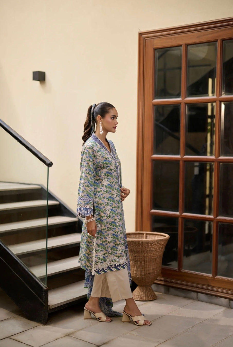 DHANAK PREMIUM LAWN’24 | GREEN FLORAL