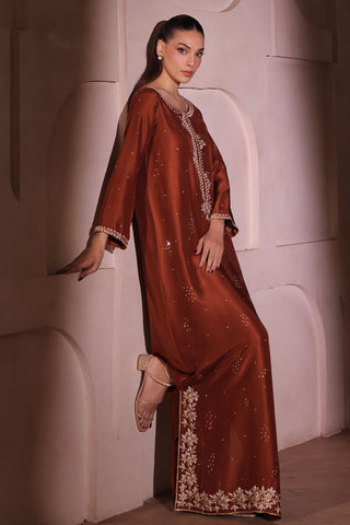 UZMA & AFSHEEN ‘CELEBRATION WEAR’26 | CINNAMON SILK