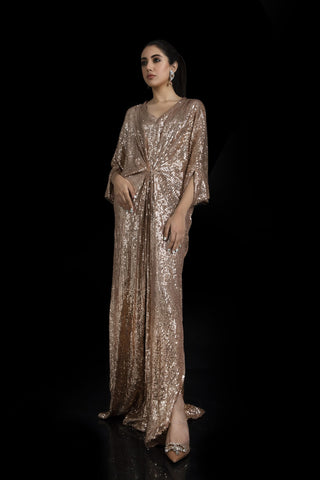 AYESHA SOMAYA KAFTAN | ROSE GOLD