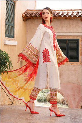 MARIA UNSTITCHED LAWN | US-6A