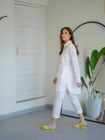 Sak | Collared Linen Set