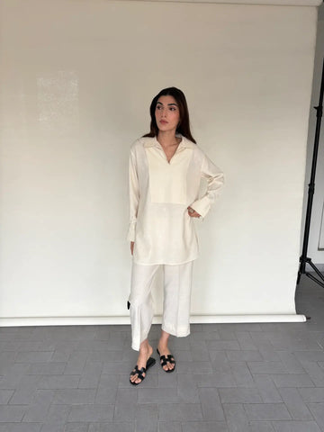 SAK ‘FOREVER NEUTRALS’26 | CREAM LINEN WILLOW SET