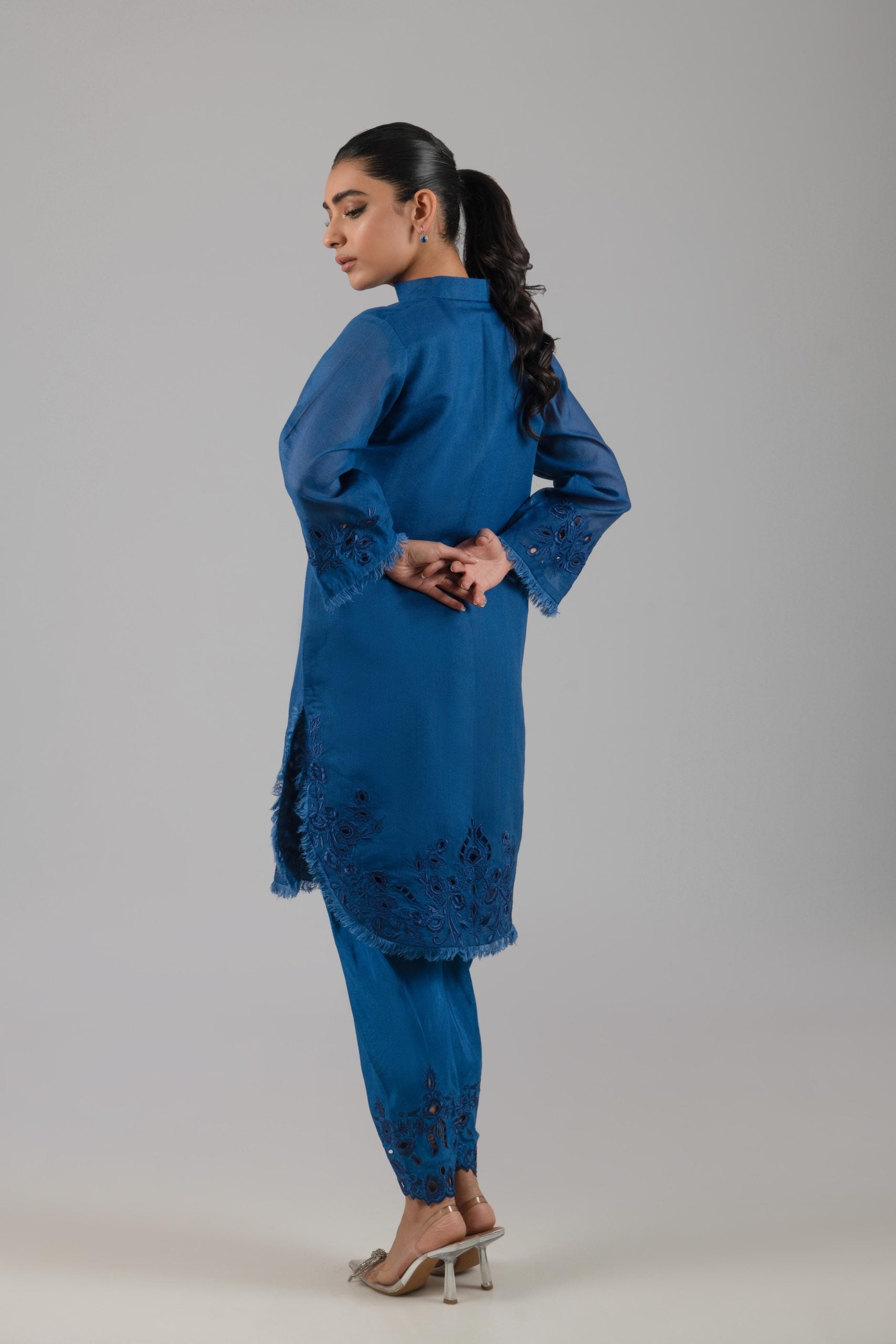 AYESHA SOMAYA CASUAL PRET’24 | BLUE SET