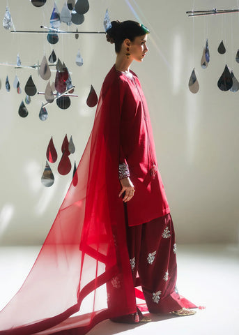 WANIYA BY MEHRAZAM ‘SOLENE LUXURY PRET’26 | ROUX