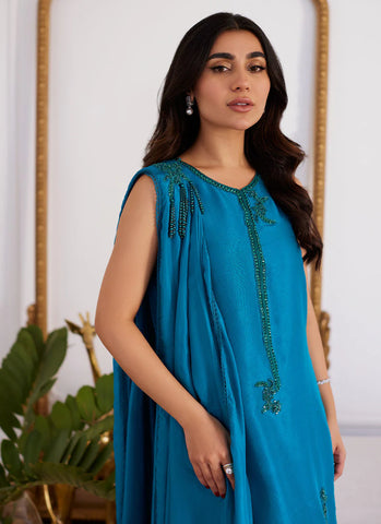 FARAH TALIB AZIZ LUXE PRET’24 | LILOU RAW SILK SET