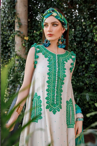 MARIA B LAWN UNSTITCHED | US-6B
