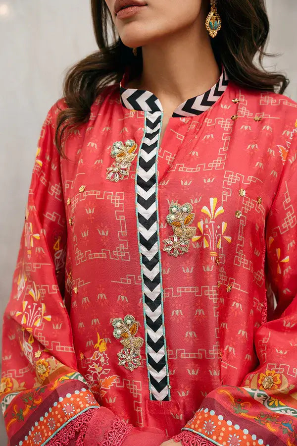 AMNA ARSHAD SILK LUXE PRET’24 | GIA SHIRT & DUPATTA