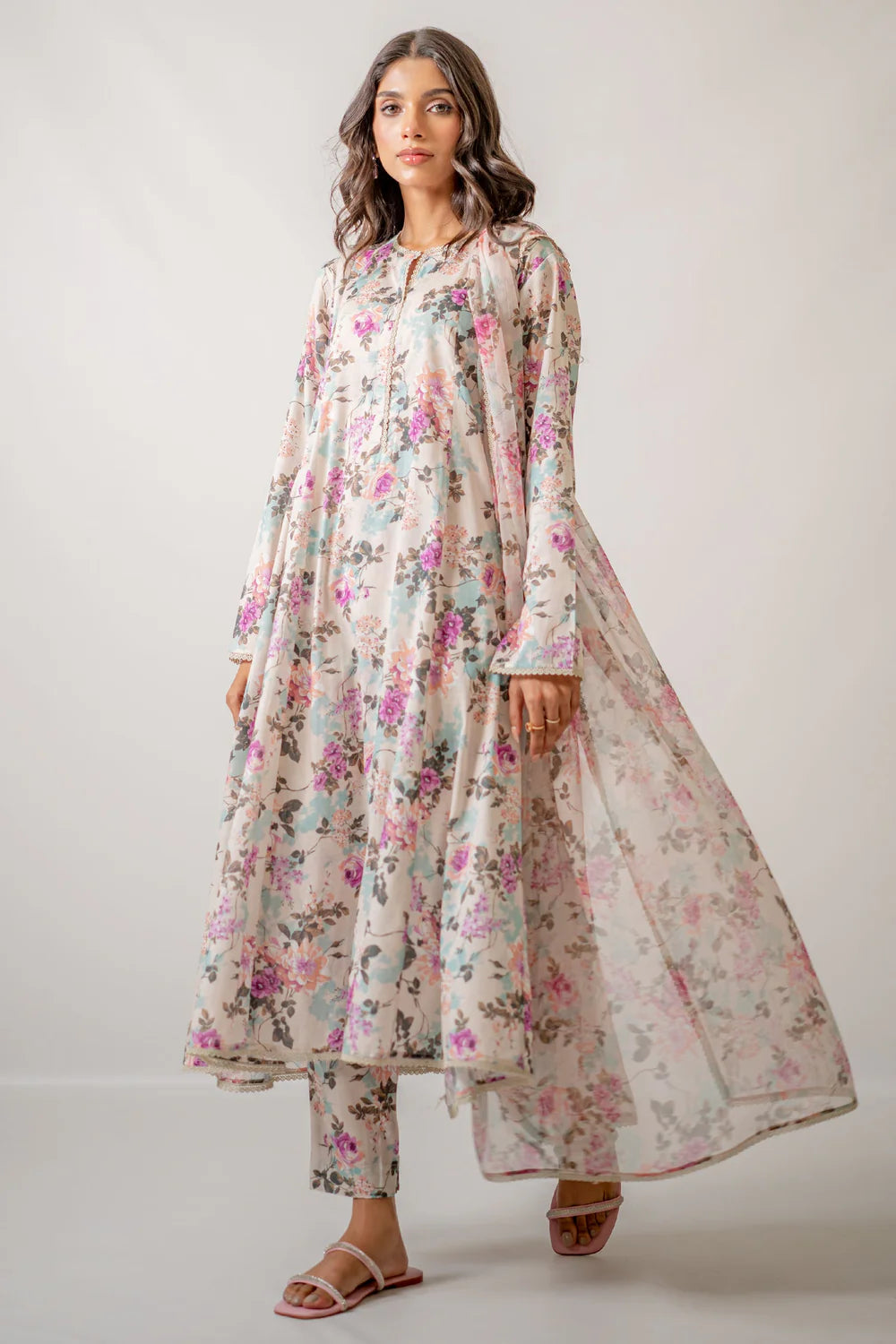 WEAR EGO UNSTITCHED LAWN’24 | YESTERDAY 3PC