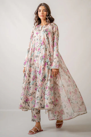 WEAR EGO UNSTITCHED LAWN’24 | YESTERDAY 3PC