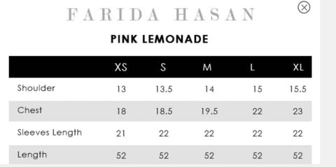 FARIDA HASAN ‘DHOOP LUXURY PRET’26 | PINK LEMONADE