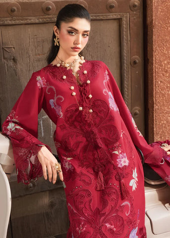 SAIRA SHAKIRA BLOOM UNSTITCHED LAWN’26 | ZELIE 1A
