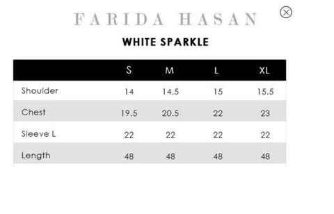 Farida Hasan | White Sparkle
