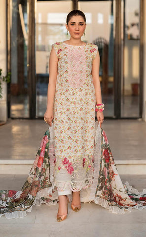 ASIFA NABEEL UNSTITCHED LAWN’24 | GULNAR