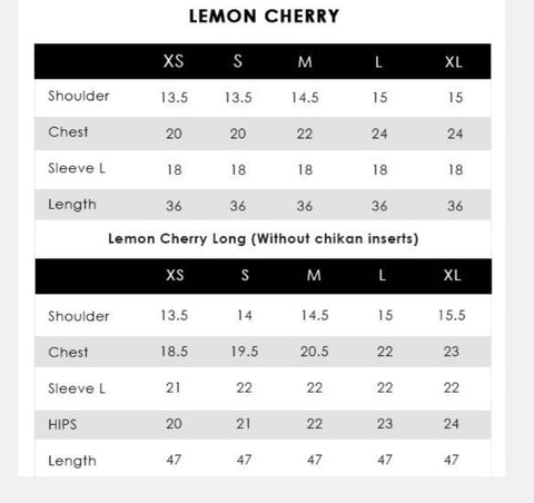 Farida Hasan | Lemon Cherry Shirt with Shalwar