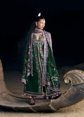 HUSSAIN REHAR ‘KOT RADHA KISHAN- KARANDI UNSTITCHED’26 | CELADON