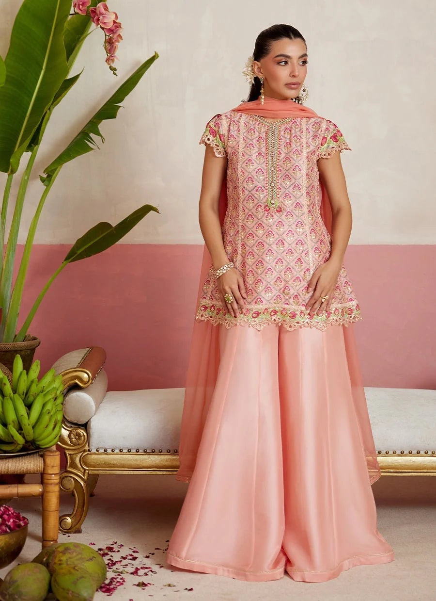 FARAH TALIB AZIZ ‘MAYNA FESTIVE PRET’26 | TANYA SHIRT & DUPATTA