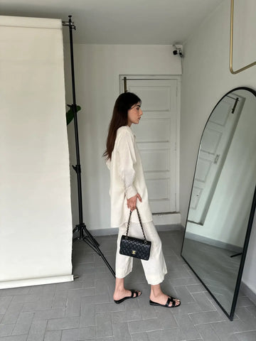 SAK ‘FOREVER NEUTRALS’26 | CREAM LINEN WILLOW SET